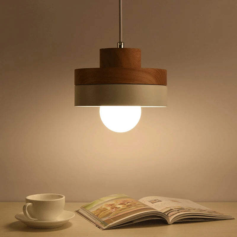 Modern Wood Chandelier Room Decor  Lighting for Living Room  Lamp for Bedroom Cafe or Restaurant Interior Decoration Lights