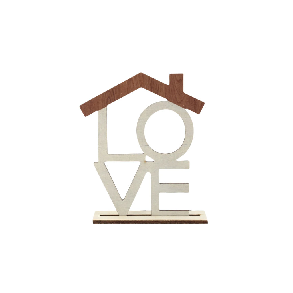 “HOME”Wooden Ornaments Wooden Crafts Desktop Counter Decorations Home Decor“LOVE” Accessories