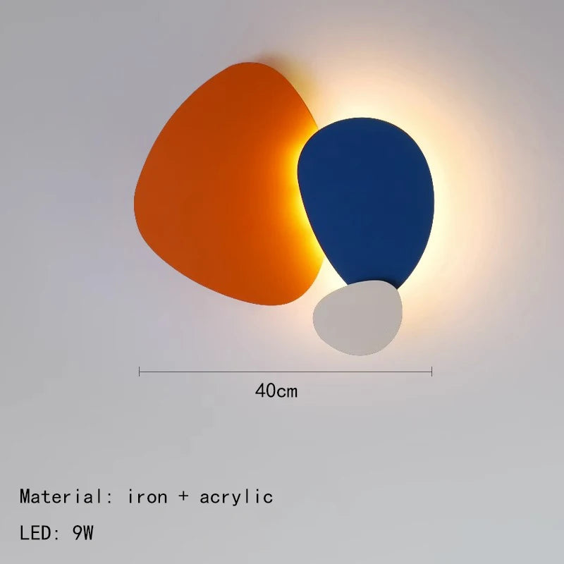 Decorative Painting Art Wall Light Living Room Sofa Background Wall Decor Staircase Atmosphere Bedroom Bedside Lamp LED Lights