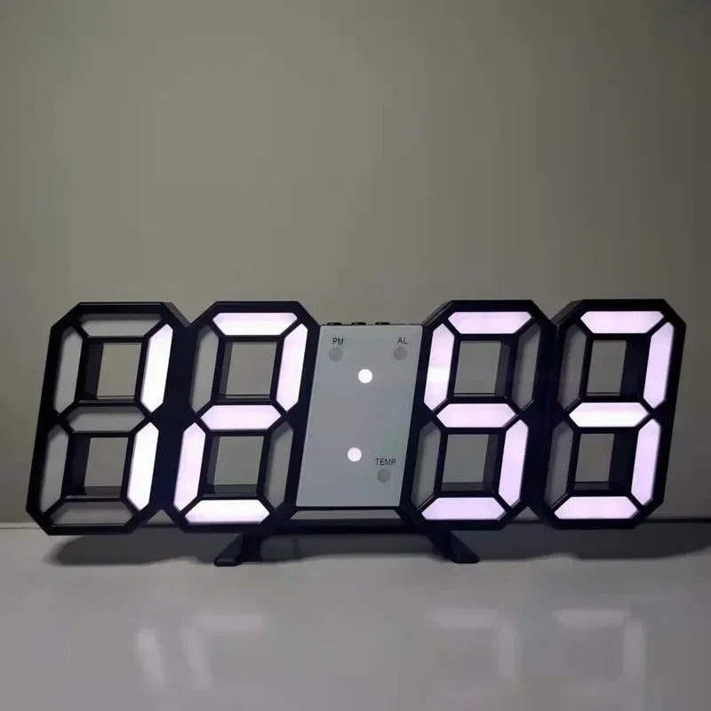 Digital Decoration for Bedroom Desk Watches Led Wall Clock Living Room Alarm Modern Home and Decoration Electronic Table Decor