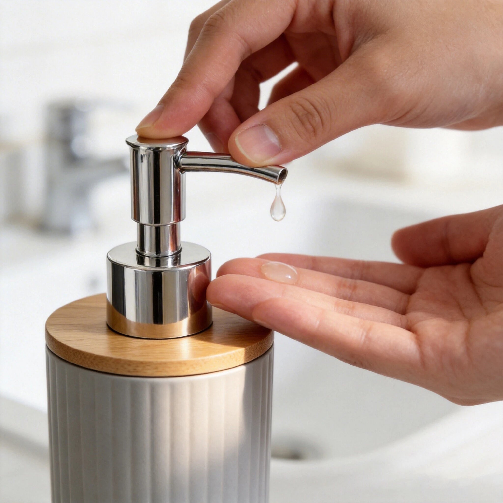 Creative Bathroom Accessory with Soap Dispenser, Toothbrush Holder, Wash Cup and Soap Box, Functional Bath Decor for Home, Apart