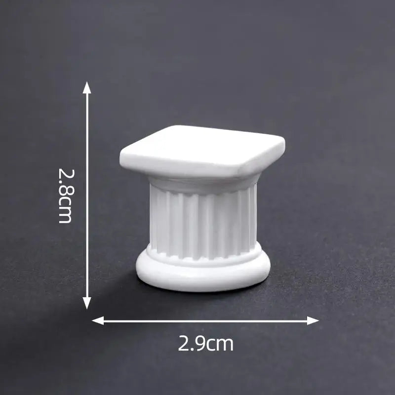 Indoor Home Dinning Room Garden Scenery Decor Roman Pillar Greek Column Statue Pedestal Candlestick Stand Figurine Sculpture