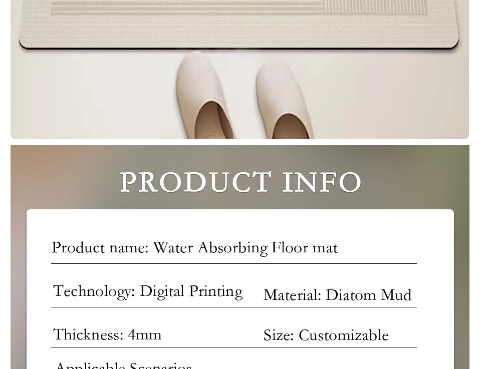 Bathroom Carpet Home Decor Rug Absorbent Non-Slip Floor Mat Japanese Minimalist Lines Diatom Mud Rugs Toilet Area Alfombra 양탄자