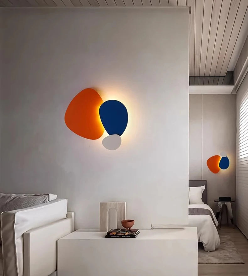 Decorative Painting Art Wall Light Living Room Sofa Background Wall Decor Staircase Atmosphere Bedroom Bedside Lamp LED Lights