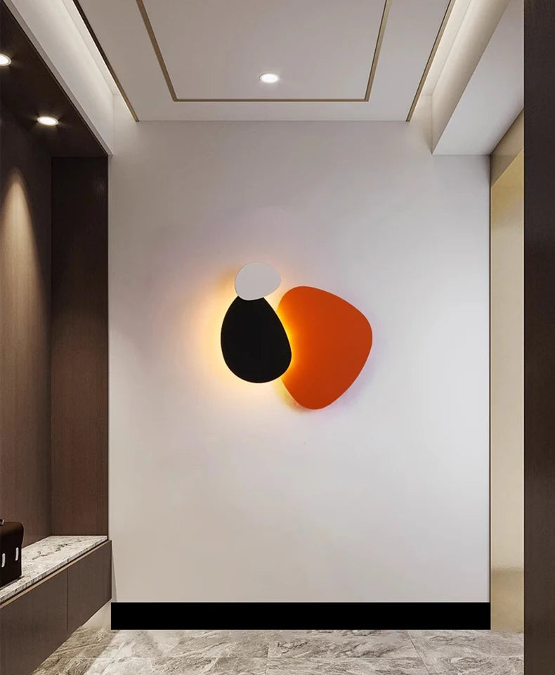 Decorative Painting Art Wall Light Living Room Sofa Background Wall Decor Staircase Atmosphere Bedroom Bedside Lamp LED Lights