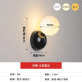 Bedroom   Wall Decor  for Bedroom Macaron Bedside Aisle Background  Atmosphere Creative Wall Light