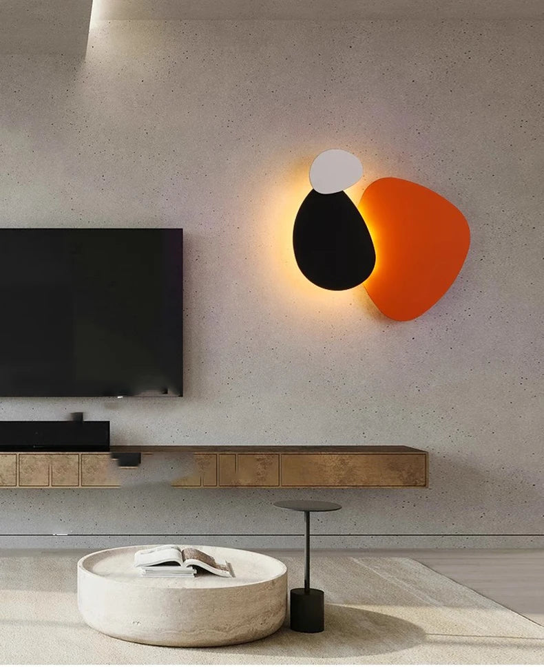 Decorative Painting Art Wall Light Living Room Sofa Background Wall Decor Staircase Atmosphere Bedroom Bedside Lamp LED Lights