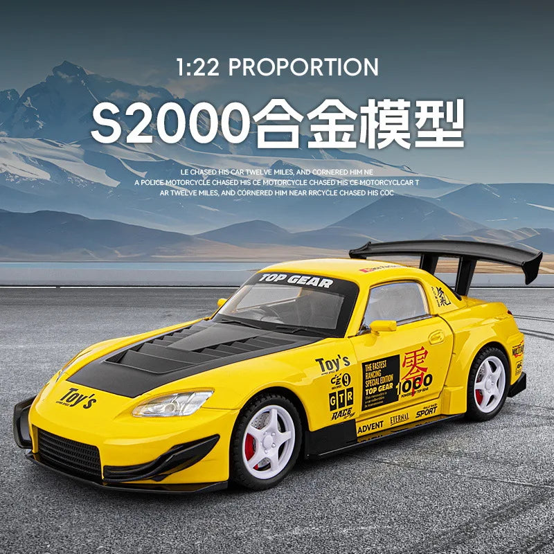 1:22 S2000 Car Decoration Ornament Indoor Decoration for Living Room Bedroom Hotel Office Decor for Home, Office And Car