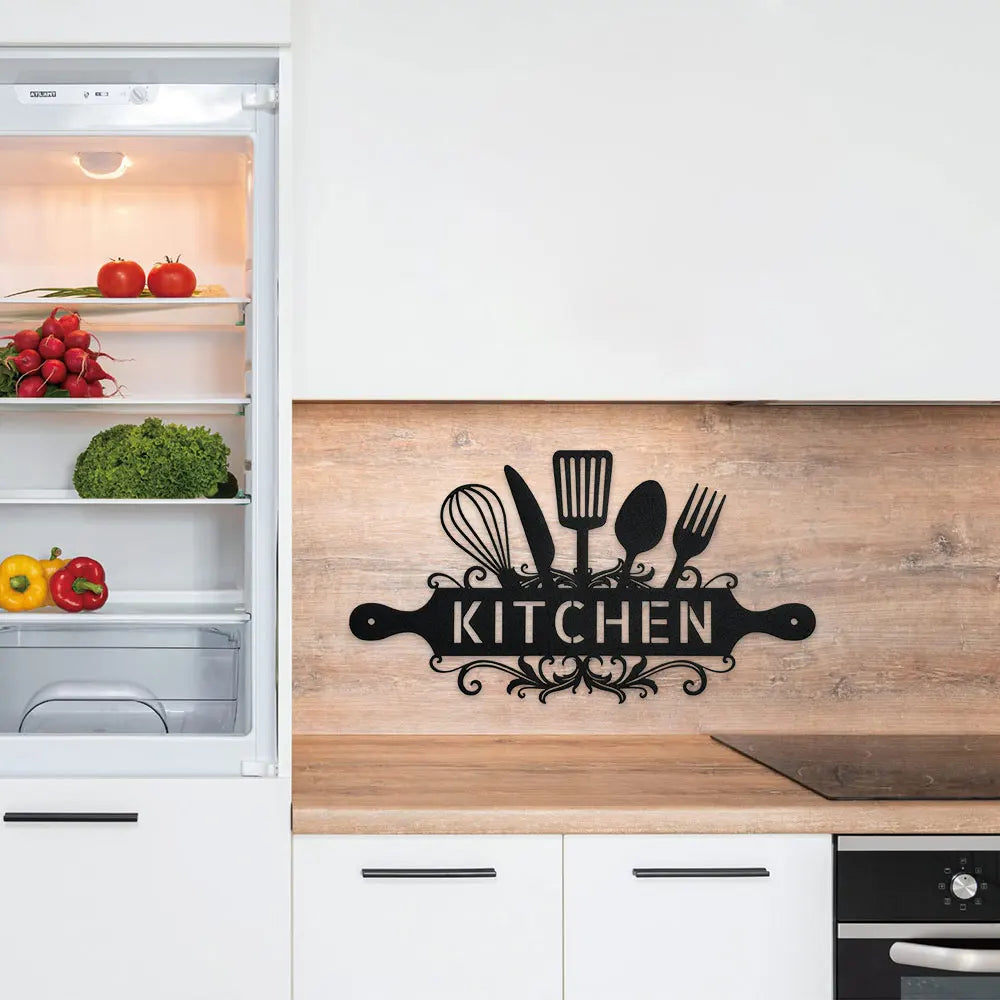 Kitchen Sign Wall Decor, Kitchen Decor, Metal Kitchen Signs Wall Decor Farmhouse & Home & Kitchen Wall Decor Farmhouse & Kitchen
