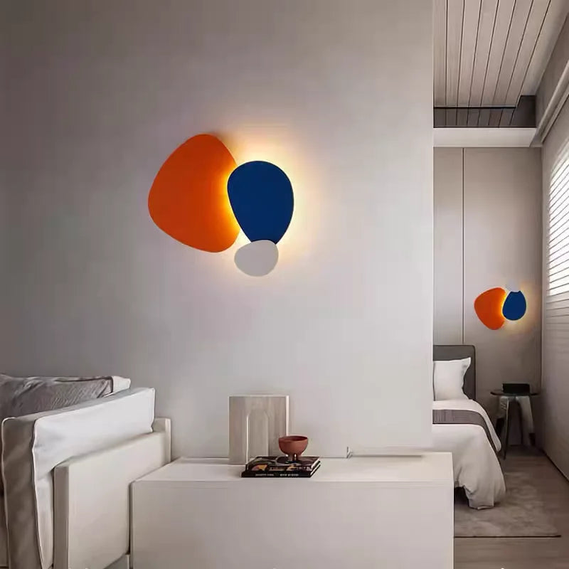 Decorative Painting Art Wall Light Living Room Sofa Background Wall Decor Staircase Atmosphere Bedroom Bedside Lamp LED Lights