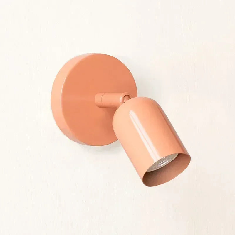 French Wall Sconces Double Headed Multicolor Hallway Bathroom Bedhead Lighting Decor Creative Contrast Color Post Modern