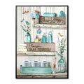 Bathroom Decor Canvas Art Poster Cartoon Sweet Cheek Toilet Wall Painting for Bedroom Living Room Shower Room Decor Aesthetic