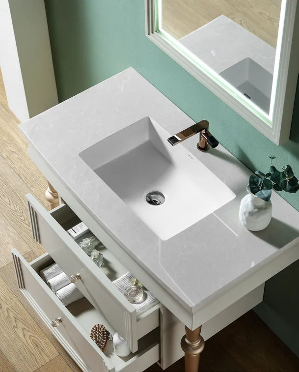 Bathroom Cabinet Modern Style Wall Hung Mirror Storage Cabinet Bathroom Vanity With Sink