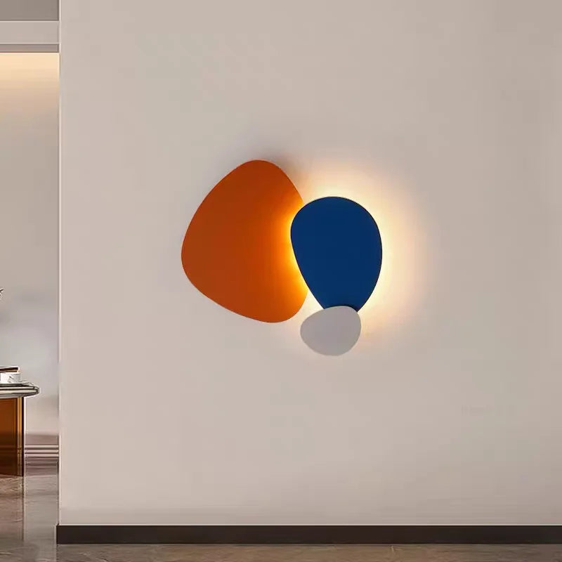 Decorative Painting Art Wall Light Living Room Sofa Background Wall Decor Staircase Atmosphere Bedroom Bedside Lamp LED Lights