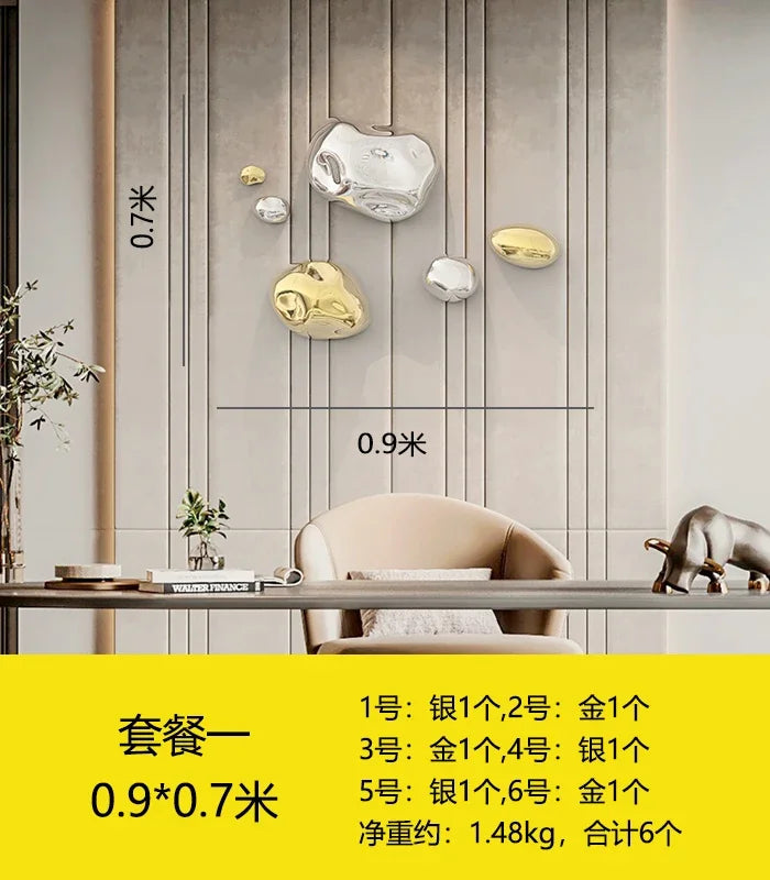 Creative  Wall Decor Living Room Bedroom Corridor Hotel Soft Decoration Background Wall Decoration Dining Room Decor Accessories