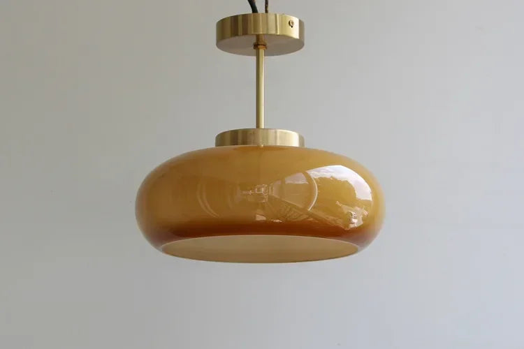 Modern Bathroom Balcony Bedroom Dining Bar Living Room Decoration  Nordic Ceiling Light Antique Brass Glass  Chandelier
