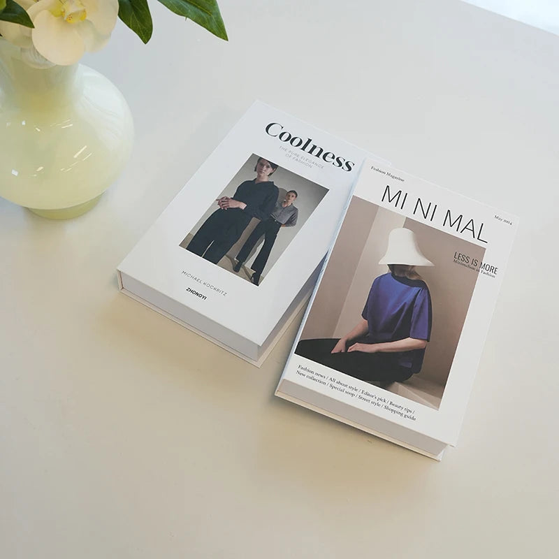Fashion Fake Books Decoration Luxury Decorative Book Living Room Decor Simulation Book Home Decor Aesthetic Room Ornament