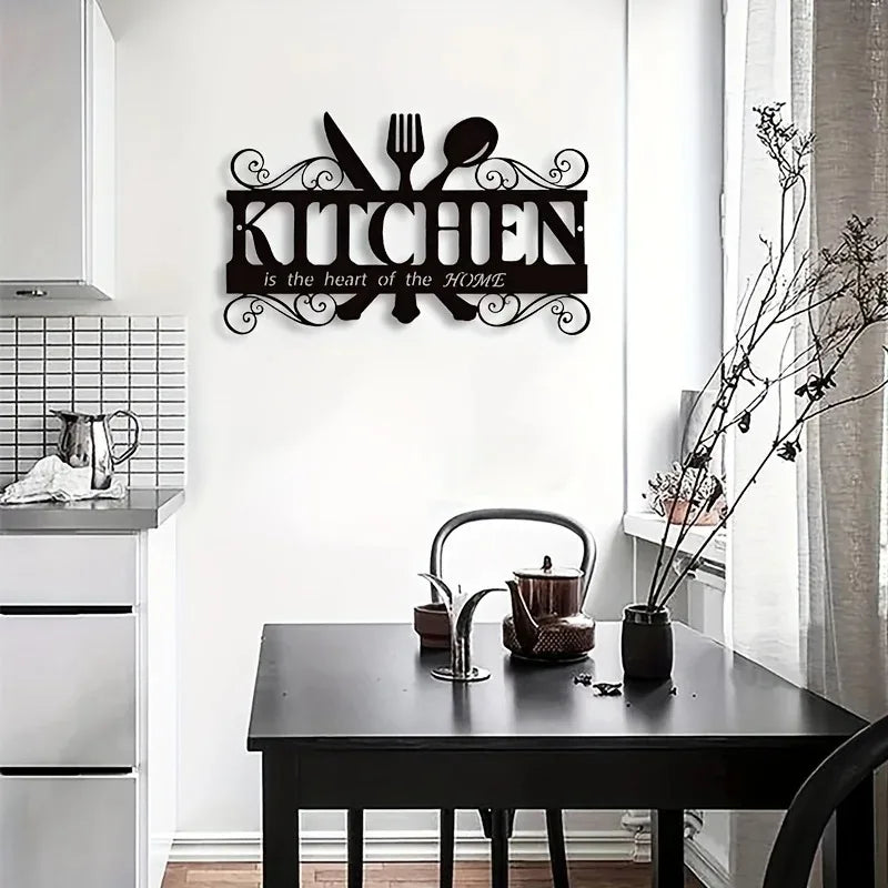 Kitchen Sign Wall Decor, Kitchen Decor, Metal Kitchen Signs Wall Decor Farmhouse & Home & Kitchen Wall Decor Farmhouse & Kitchen