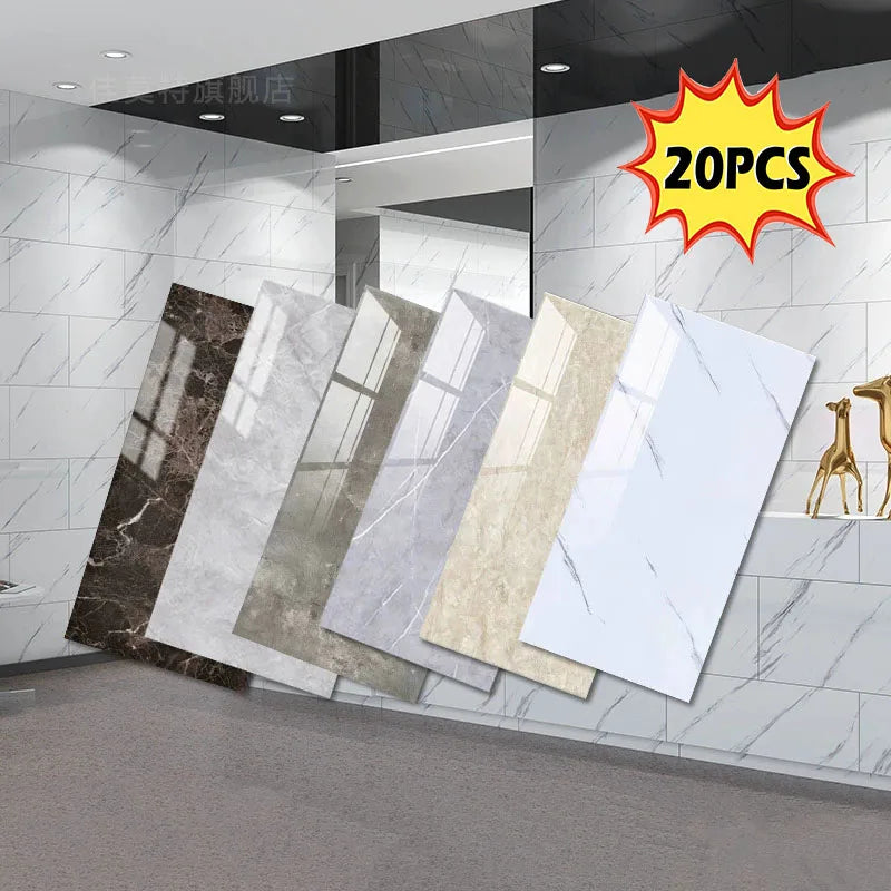 Bathroom Livingroom Decor for Wall Wallpaper Kitchen Waterproof Foor Sticker 60X30cm Vinyl Self-adhesive Tile Wall Sticker