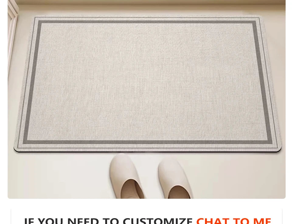 Bathroom Carpet Home Decor Rug Absorbent Non-Slip Floor Mat Japanese Minimalist Lines Diatom Mud Rugs Toilet Area Alfombra 양탄자