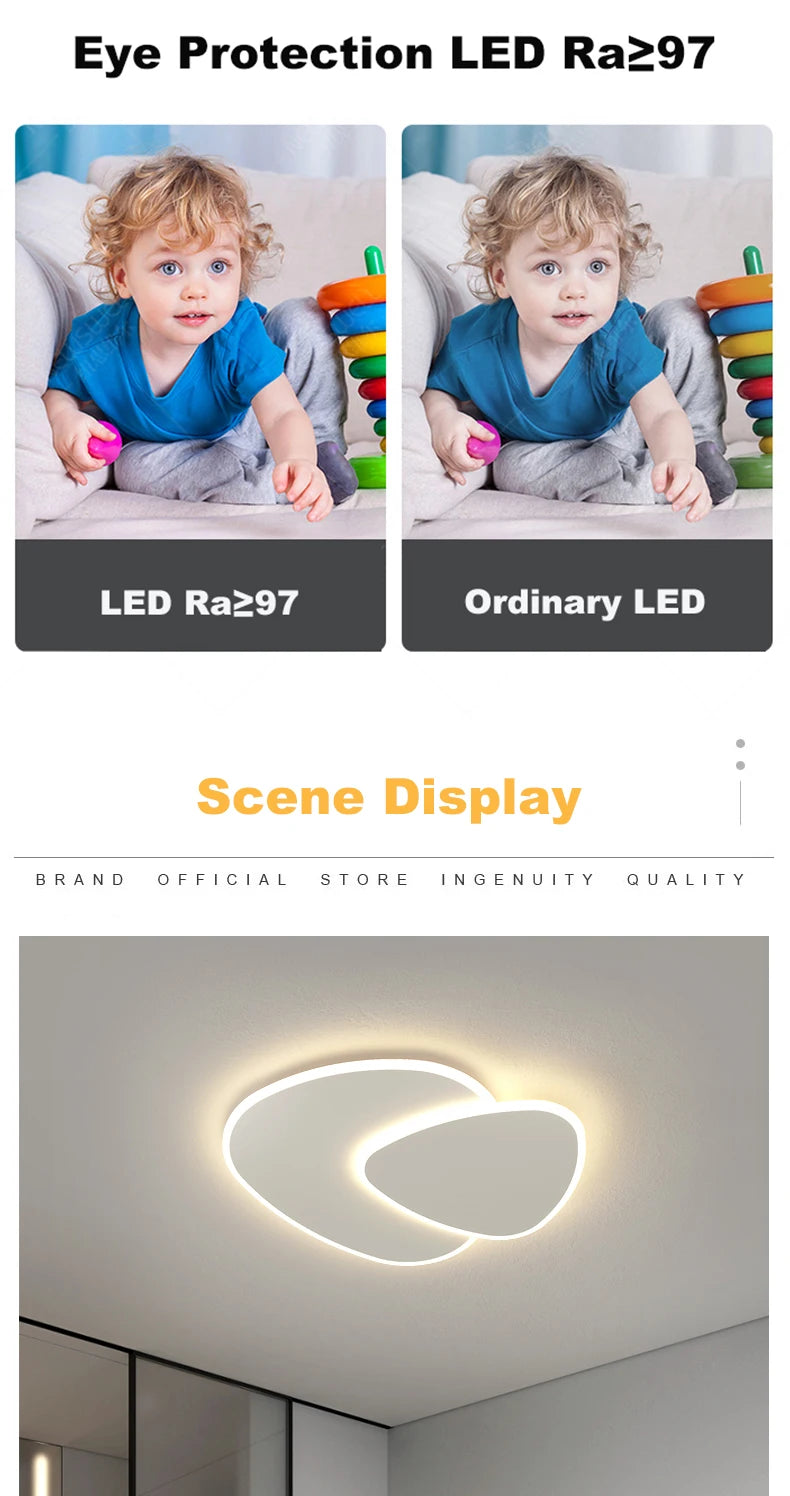 Modern Living Room Bedroom Chandelier Home Decoration For Dining Room Study LED Indoor Lighting Ceiling Lights Room Decor