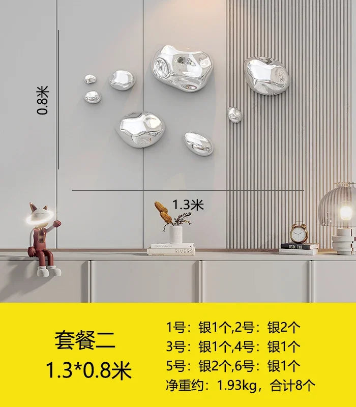 Creative  Wall Decor Living Room Bedroom Corridor Hotel Soft Decoration Background Wall Decoration Dining Room Decor Accessories
