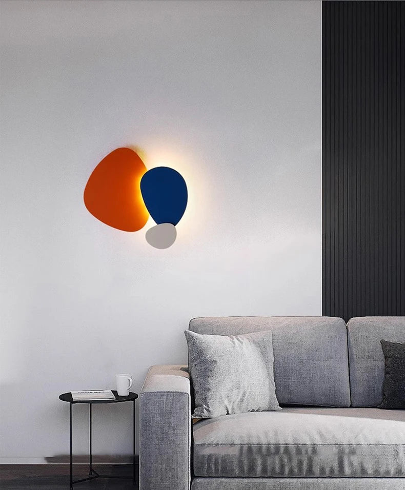 Decorative Painting Art Wall Light Living Room Sofa Background Wall Decor Staircase Atmosphere Bedroom Bedside Lamp LED Lights