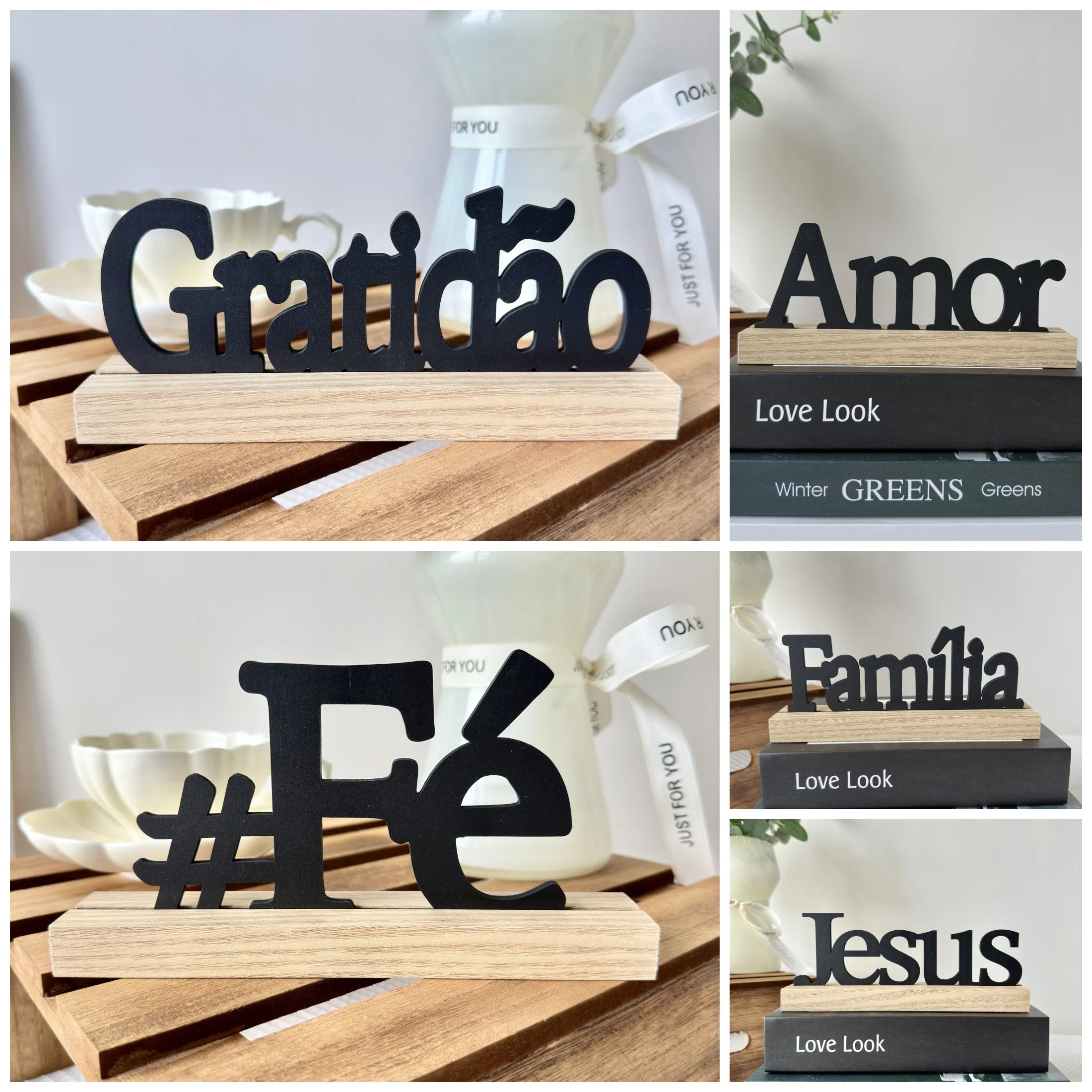 Wooden inspirational home decoration farmhouse dining table home decoration living room office decoration