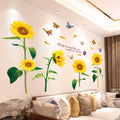 Living Room Flower Background Wall Stickers Bedroom Room Wall Decoration Stickers Wallpaper Self-adhesive Stickers Home Decor
