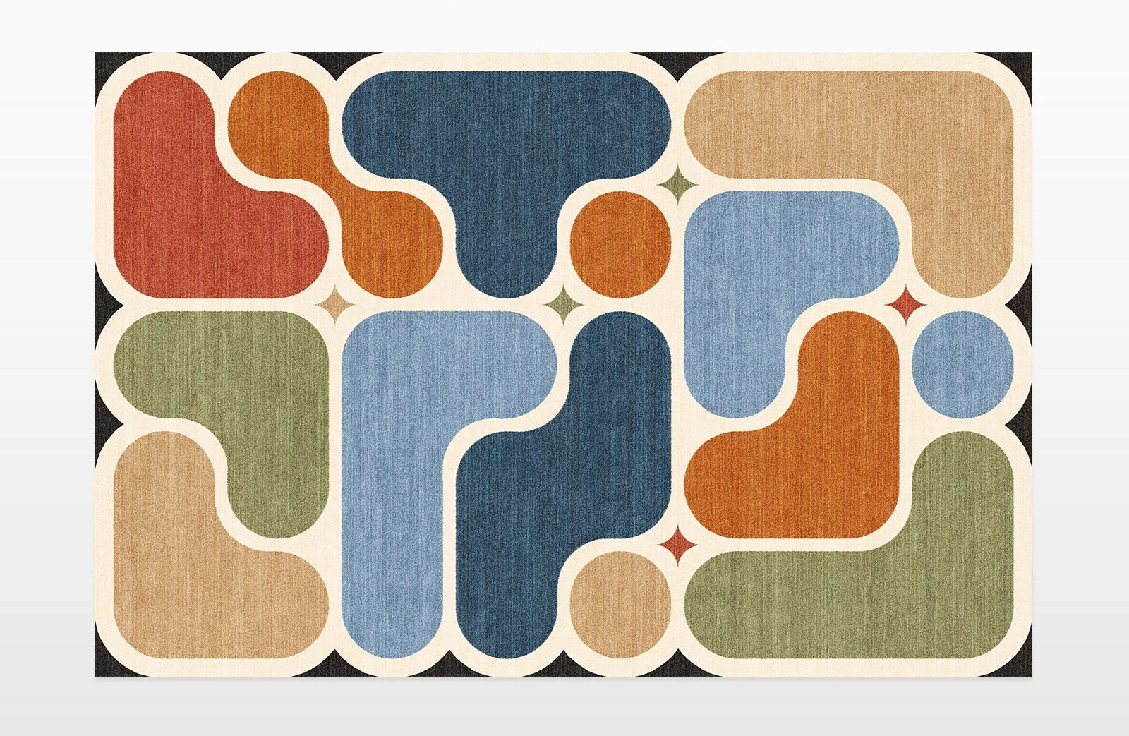 Large Area Living Room Decoration Carpet Dopamine Color Rugs for Bedroom Washable Lounge Soft Floor Mat Anti-slip Cloakroom Rug