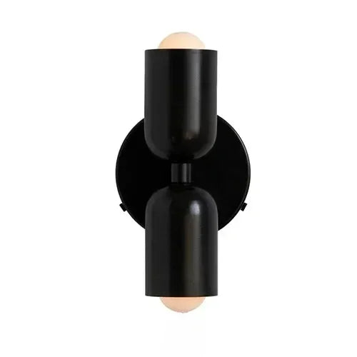 French Wall Sconces Double Headed Multicolor Hallway Bathroom Bedhead Lighting Decor Creative Contrast Color Post Modern