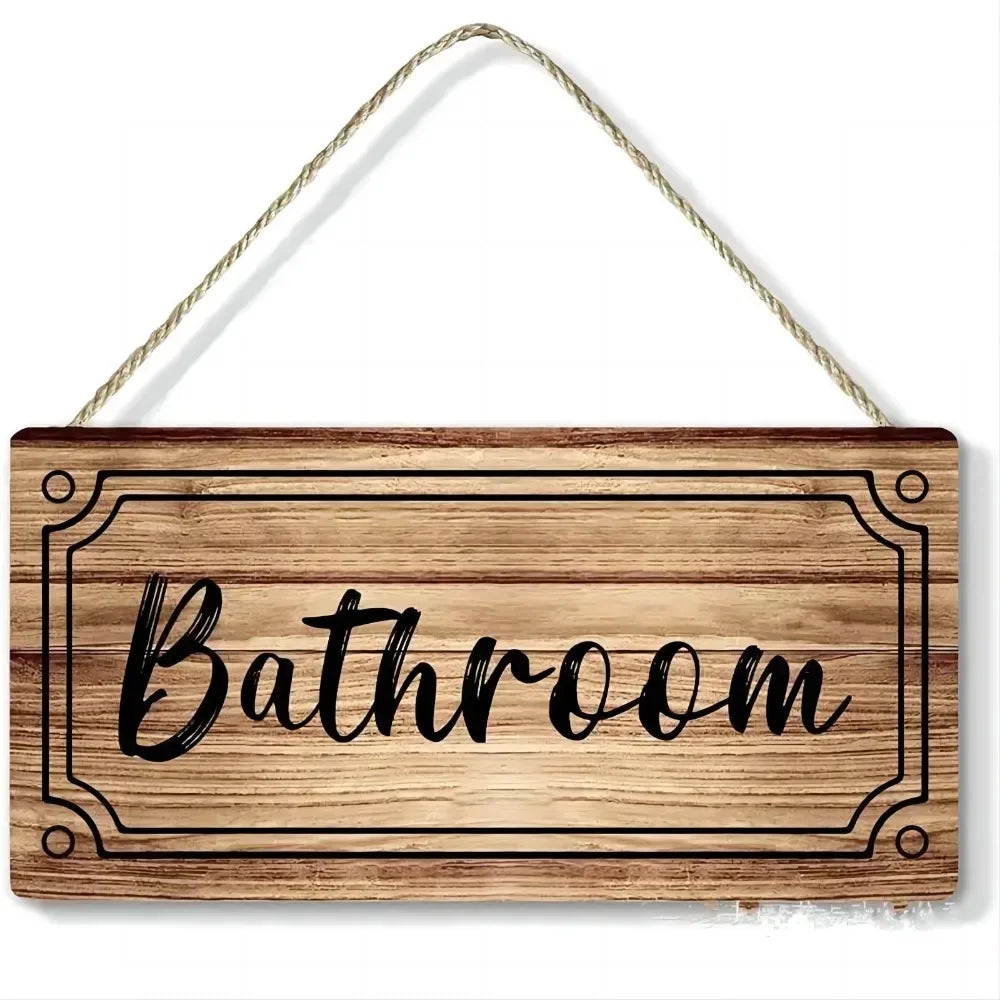 Kitchen Wooden Sign Wall Decor This Is A Self Cleaning Kitchen Bathroom Hanging Wall Art Decorative Wood Sign Home Decor