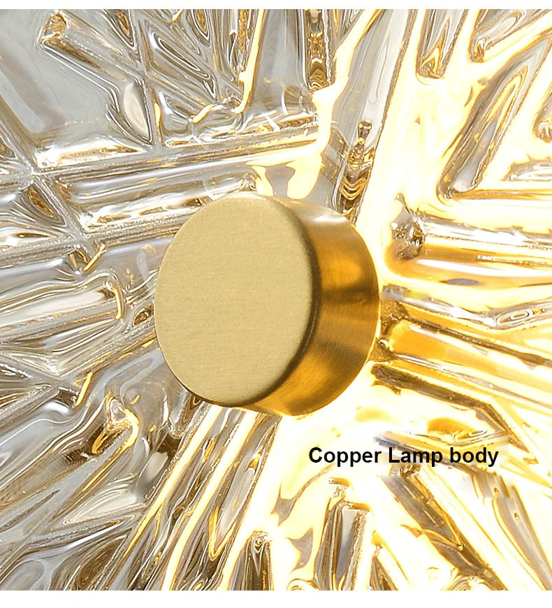 Lausanne Post-modern Home Decor For Living Room Background Wall Lamp Bedroom Light Fixtures Luxury Glass Corridor Aisle Sconces