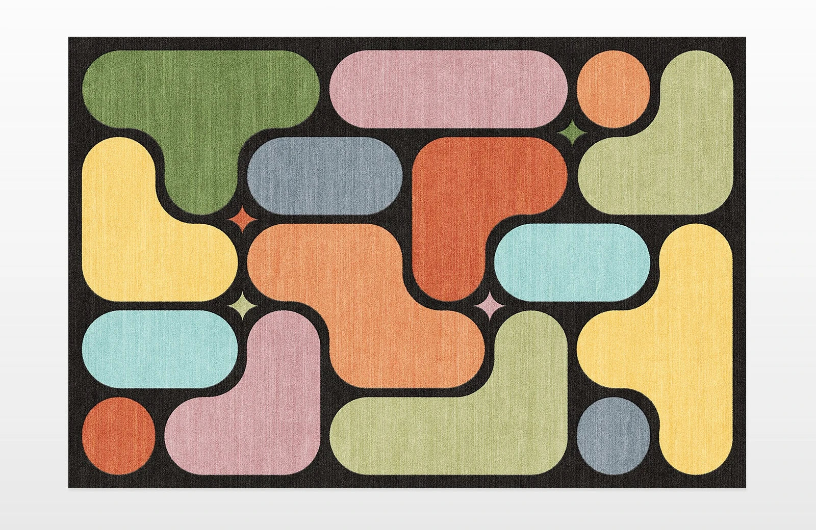 Large Area Living Room Decoration Carpet Dopamine Color Rugs for Bedroom Washable Lounge Soft Floor Mat Anti-slip Cloakroom Rug