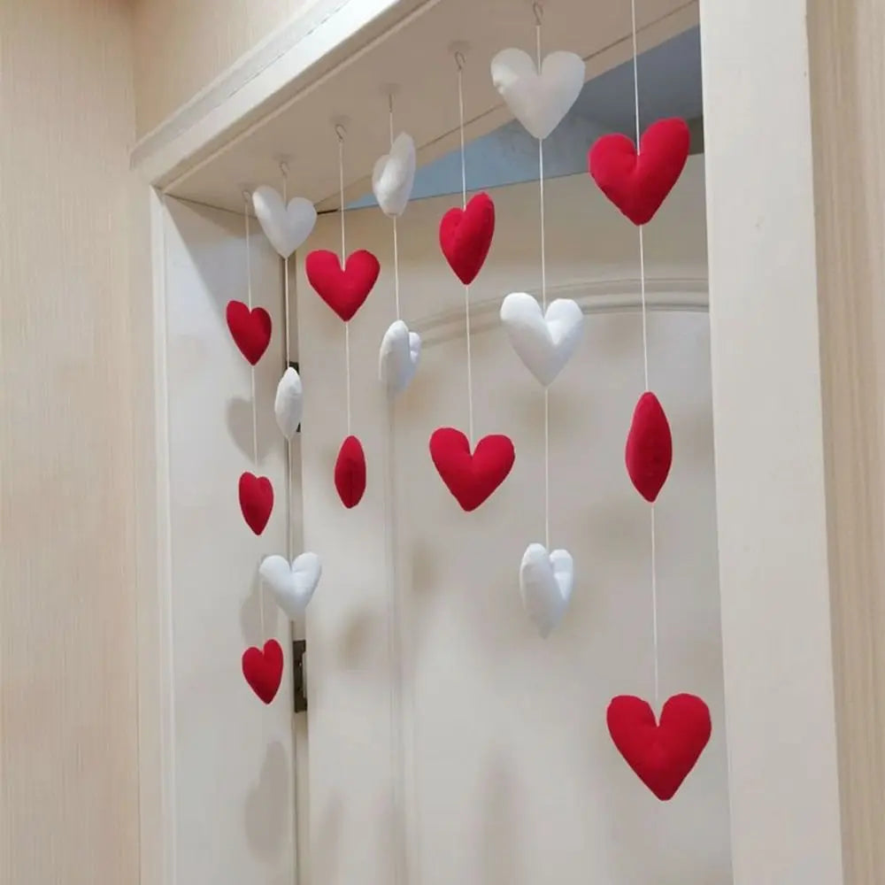 Partition Girls Room Decor High Beauty Women Gift Door Hanging Curtain Love Hearts Pendant Home Decor Door Curtain Ornaments