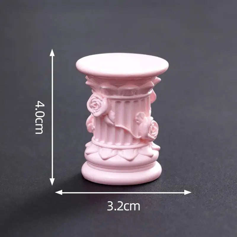 Indoor Home Dinning Room Garden Scenery Decor Roman Pillar Greek Column Statue Pedestal Candlestick Stand Figurine Sculpture