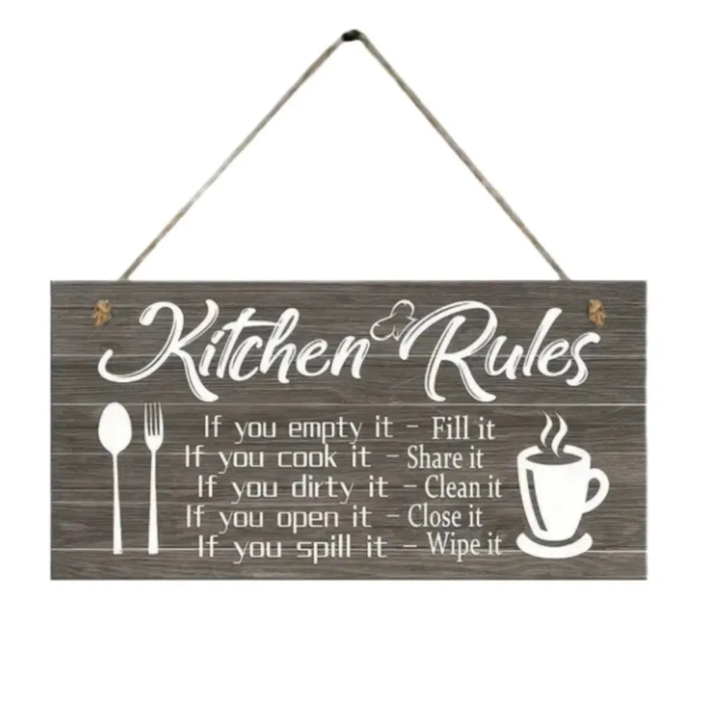 Kitchen Wooden Sign Wall Decor This Is A Self Cleaning Kitchen Bathroom Hanging Wall Art Decorative Wood Sign Home Decor