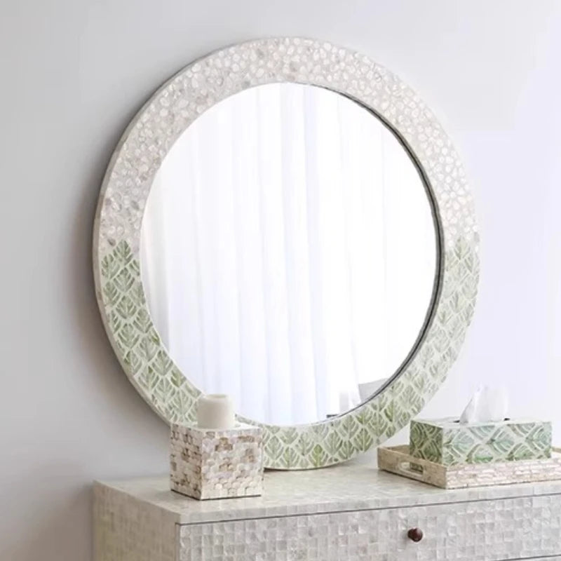 Wall Hanging Decorative Mirrors Living Room Glass Bedroom Decorative Mirrors Bathroom Aesthetics Makeup Mirror Room Decor