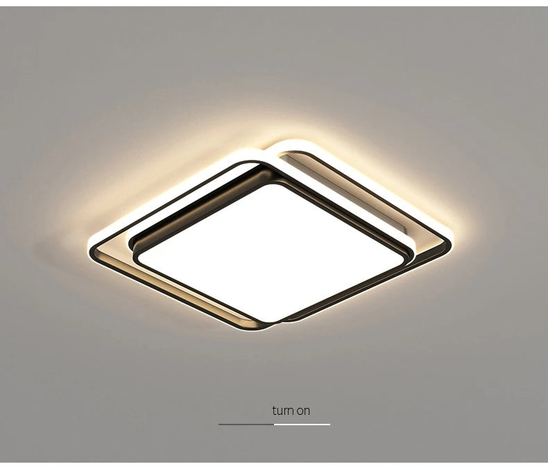 Living Room LED Ceiling Lamp Modern Simple Bedroom Room Dining Light Nordic Lustre Home Decor Interior Lighting Kids Chandelier
