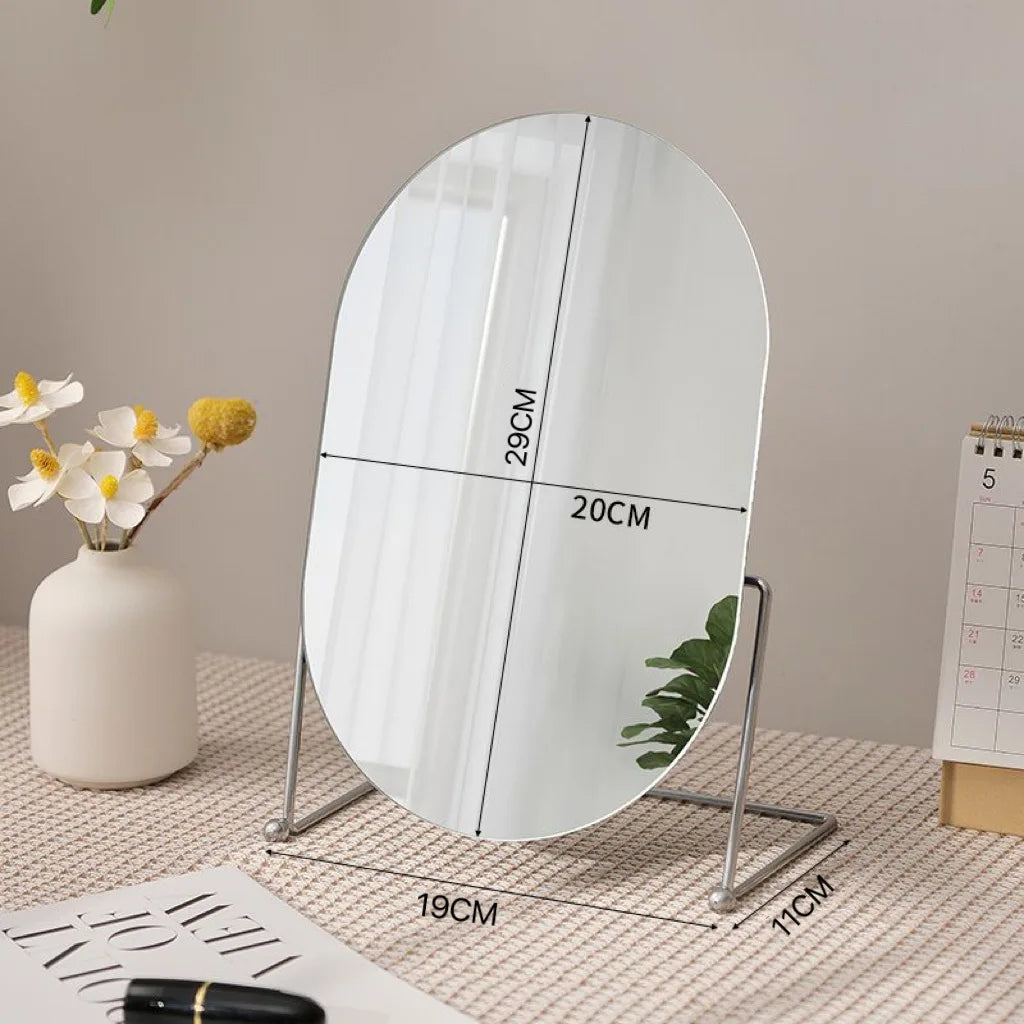 Bathroom Makeup Mirror Home Bedroom Desktop Countertop Vanity Mirror Dormitory Internet Celebrity Beauty Shower Mirror