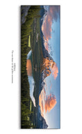 Living room long banner decorative painting atmospheric landscape painting sofa background wall