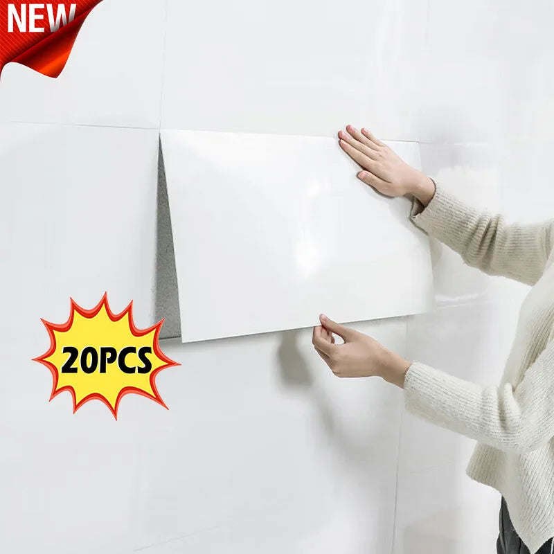 Bathroom Livingroom Decor for Wall Wallpaper Kitchen Waterproof Foor Sticker 60X30cm Vinyl Self-adhesive Tile Wall Sticker