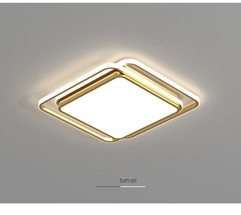 Living Room LED Ceiling Lamp Modern Simple Bedroom Room Dining Light Nordic Lustre Home Decor Interior Lighting Kids Chandelier