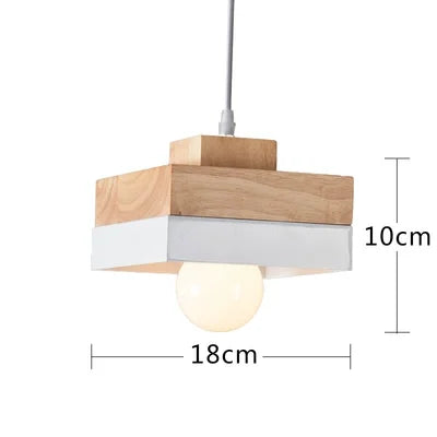 Modern Wood Chandelier Room Decor  Lighting for Living Room  Lamp for Bedroom Cafe or Restaurant Interior Decoration Lights