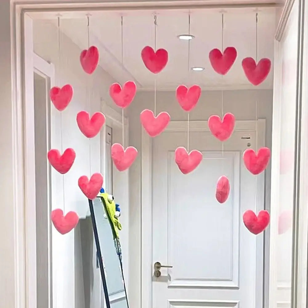 Partition Girls Room Decor High Beauty Women Gift Door Hanging Curtain Love Hearts Pendant Home Decor Door Curtain Ornaments
