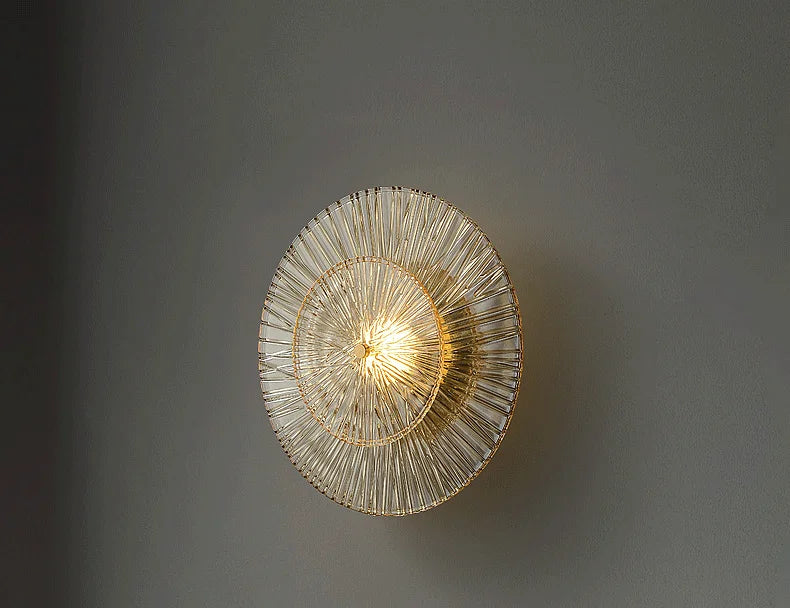 Lausanne Post-modern Home Decor For Living Room Background Wall Lamp Bedroom Light Fixtures Luxury Glass Corridor Aisle Sconces