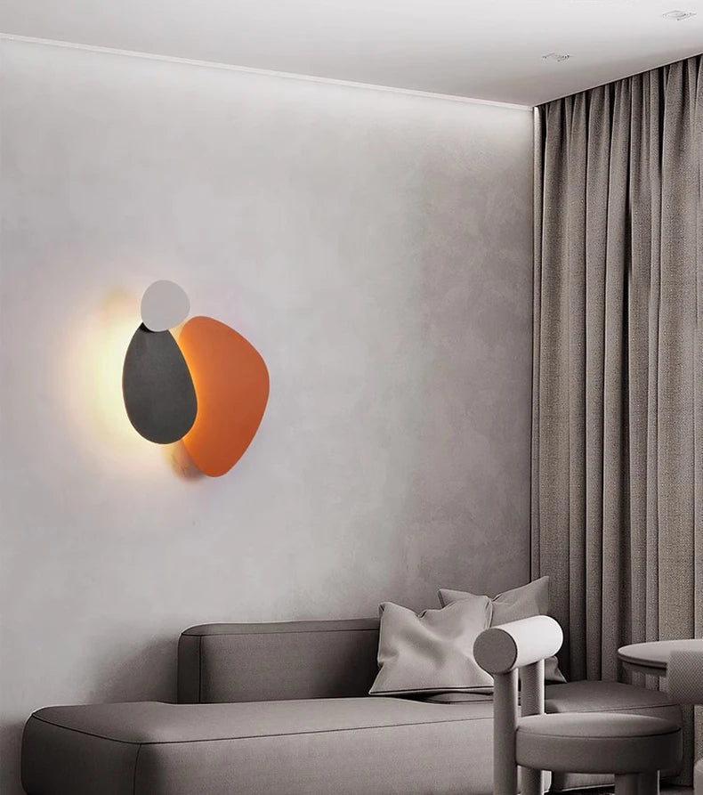 Decorative Painting Art Wall Light Living Room Sofa Background Wall Decor Staircase Atmosphere Bedroom Bedside Lamp LED Lights