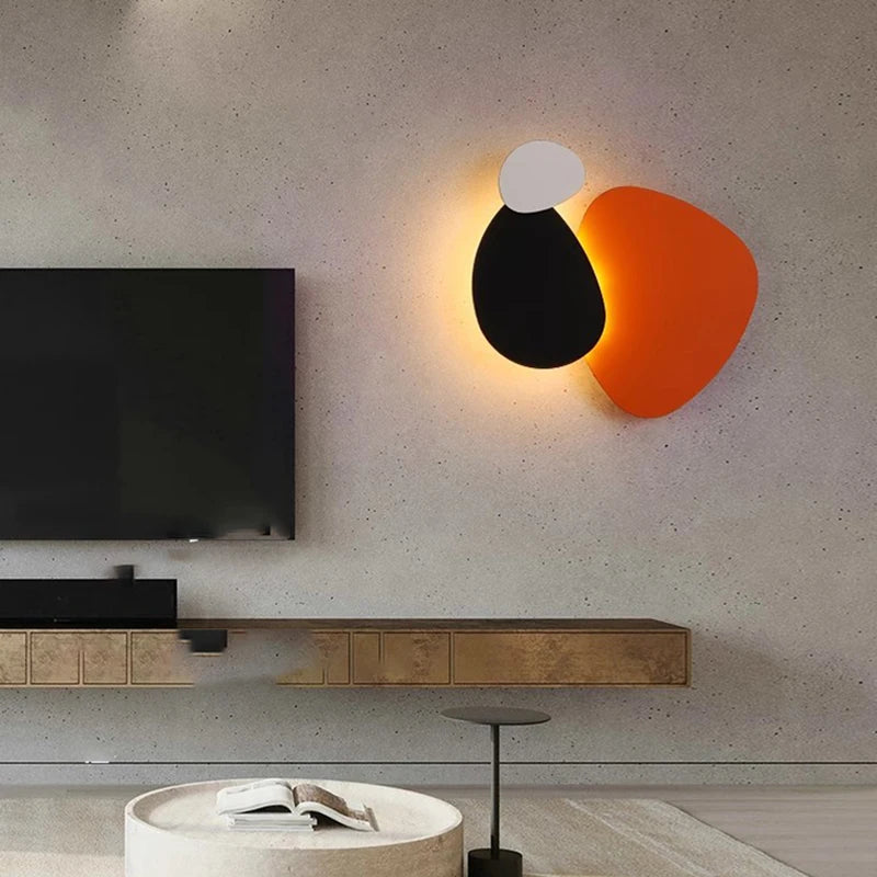 Decorative Painting Art Wall Light Living Room Sofa Background Wall Decor Staircase Atmosphere Bedroom Bedside Lamp LED Lights