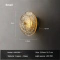 Lausanne Post-modern Home Decor For Living Room Background Wall Lamp Bedroom Light Fixtures Luxury Glass Corridor Aisle Sconces