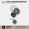 Abstract Art Living Room Decorative Painting Wall Clock Background Wall Clock Decoration Clocks Wall Home Decor